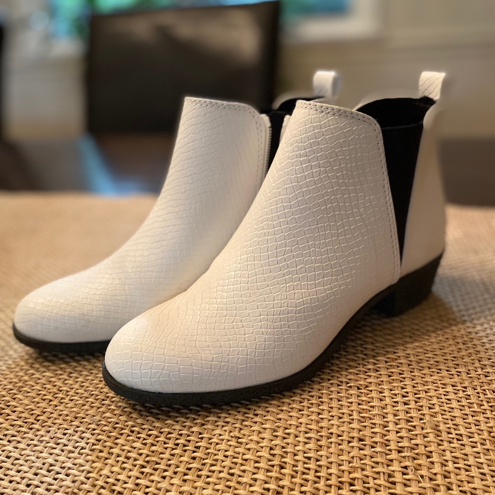Snakeskin Booties